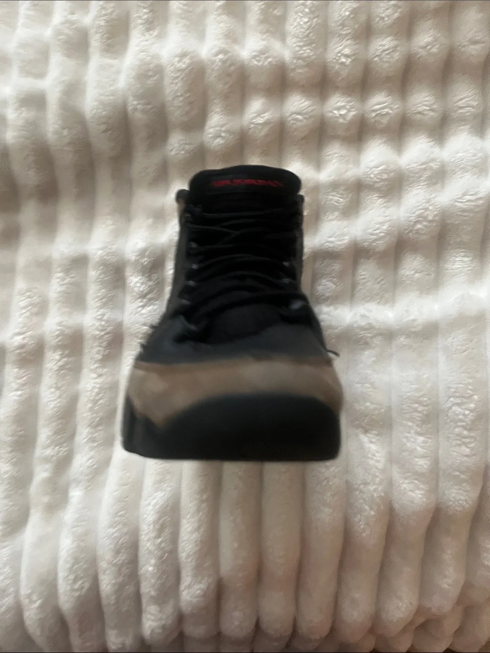 Jordan High-Top Sneakers in Black and Brown